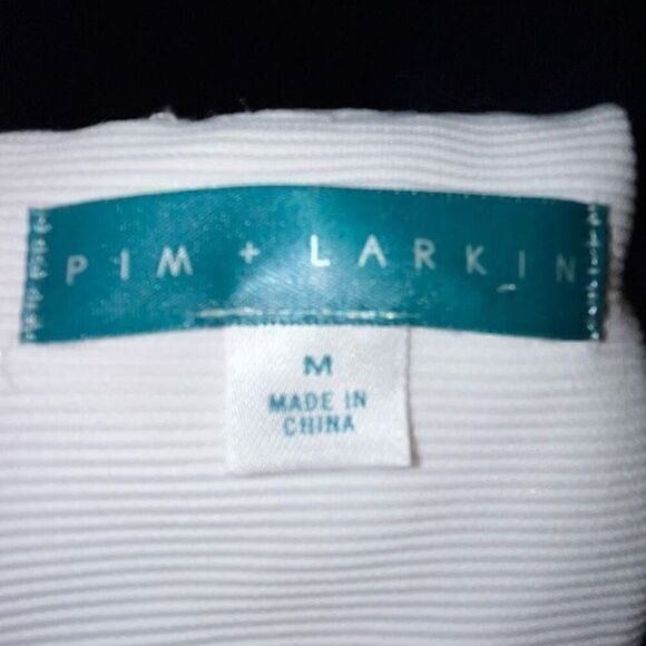 Pim + Larkin Anthropologie white sleeveless dress medium - Picture 4 of 5